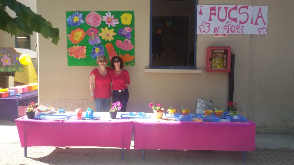 stand classe fucsia